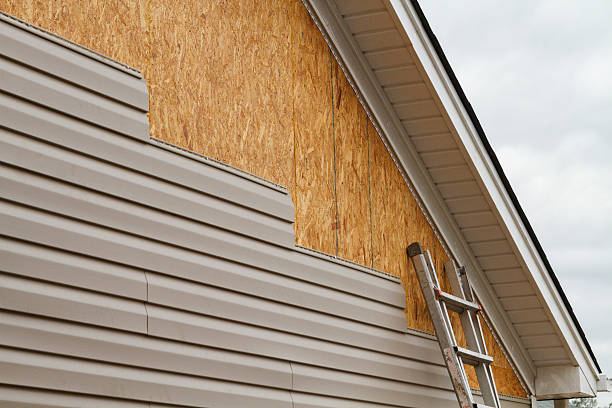 Professional Siding Installation technician working in Ebensburg, PA